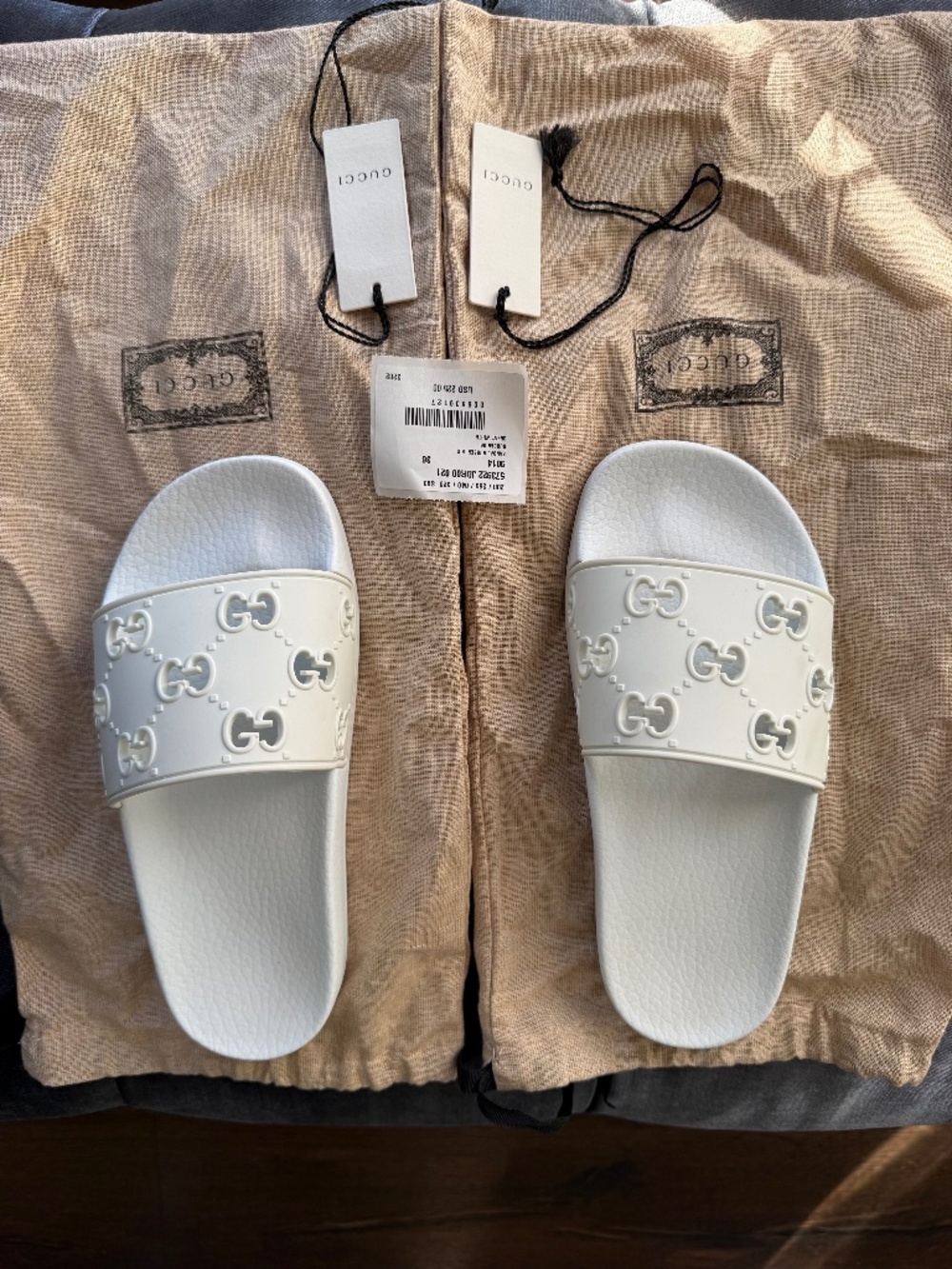 Used Gucci Rubber Slides
